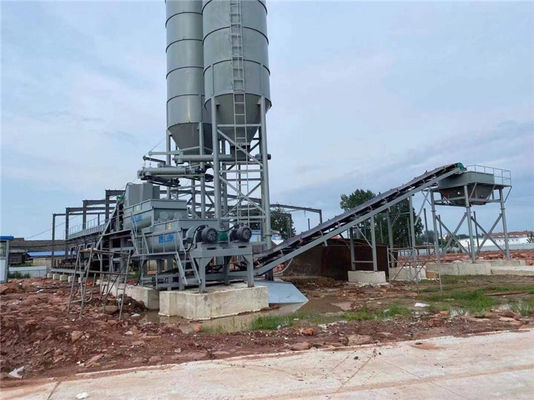 کیفیت  180KW Soil Cement Mixing Plant Stabilized Soil Mixing Equipment High Accurate کارخانه