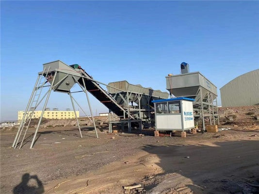 کارخانه اختلاط خاک متحرک 500t/H برای ساخت پل نصب آسان