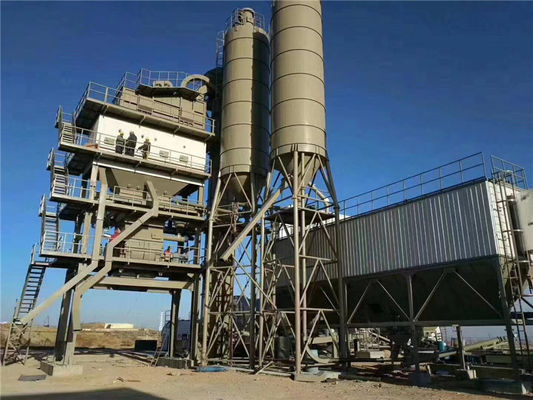 کارخانه اختلاط قیر 220 ولت 480 ولت سازگار با محیط زیست برای اندازه سنگدانه 0-60 میلی متر